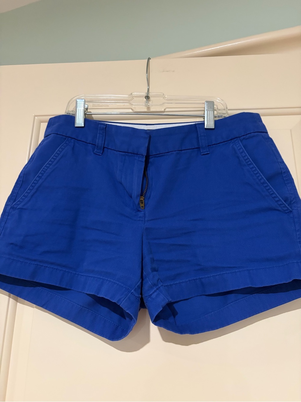 J. Crew Cobalt Blue Cotton Shorts Size 0